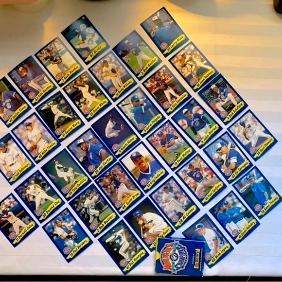 TORONTO BLUE JAYS 1992/1993 WORLD SERIES CHAMPIONSHIP COLLECTORS TRADING CARDS - Picture 1 of 7